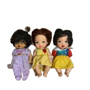 Disney Princess Enchanted Nursery Mattel Dolls Baby Jasmine Belle Snow White